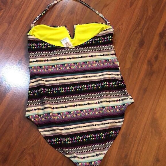 Jessica Simpson One piece bohemian swimsuit M - Picture 6 of 9